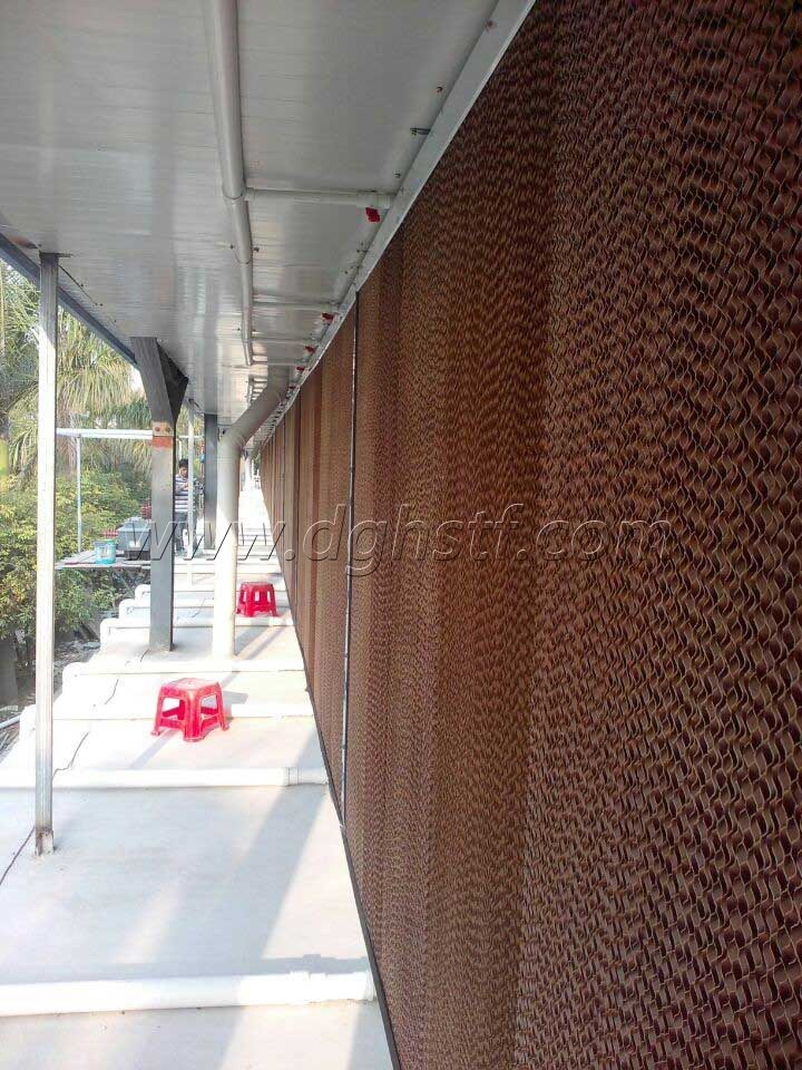 惠州順興家禽1000平方包邊水簾墻工程實例一