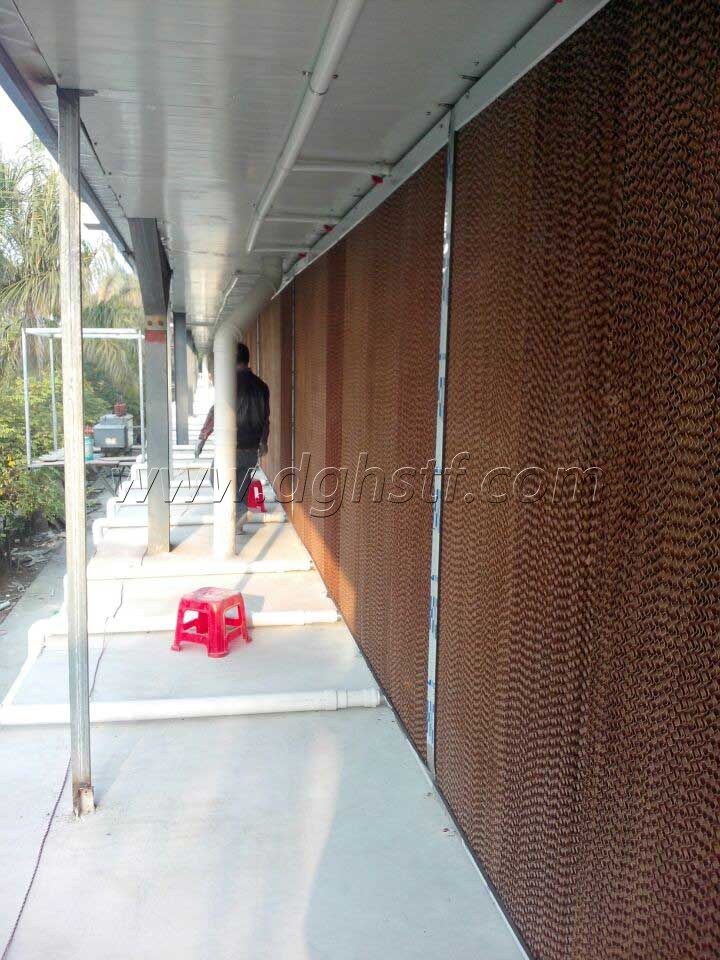 惠州順興家禽1000平方包邊水簾墻工程實例二